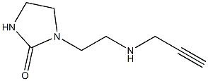 2-Imidazolidinone,1-[2-(2-propynylamino)ethyl]-(9CI) Structure