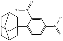 1-(2,4-Dinitrophenyl)tricyclo[3.3.1.13,7]decane Struktur
