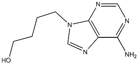 4-(6-氨基-9H-嘌呤-9-基)丁-1-醇, 715-68-4, 结构式