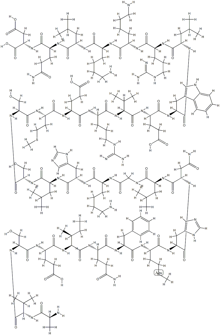 parathyroid hormone (1-30) Structure