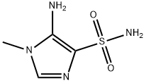 1H-Imidazole-4-sulfonamide,5-amino-1-methyl-(9CI) 结构式