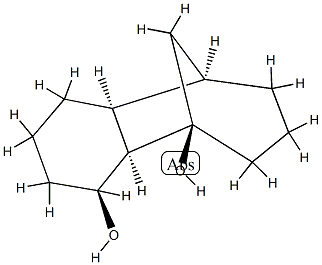 5,9-Methano-1H-benzocycloheptene-1,9(2H)-diol,octahydro-,(1R,4aR,5S,9S,9aS)-rel-(9CI) Struktur