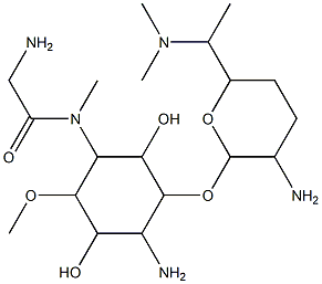 6'-di-N-methylfortimicin A Struktur