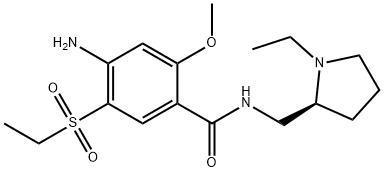 (S)-Amisulpride 化学構造式