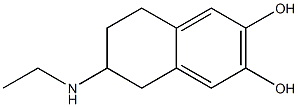 2,3-Naphthalenediol,6-(ethylamino)-5,6,7,8-tetrahydro-(9CI),71769-70-5,结构式
