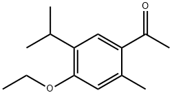 Acetophenone, 4-ethoxy-5-isopropyl-2-methyl- (5CI) Struktur