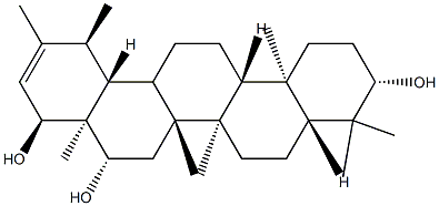 半日花三醇C, 71876-60-3, 结构式