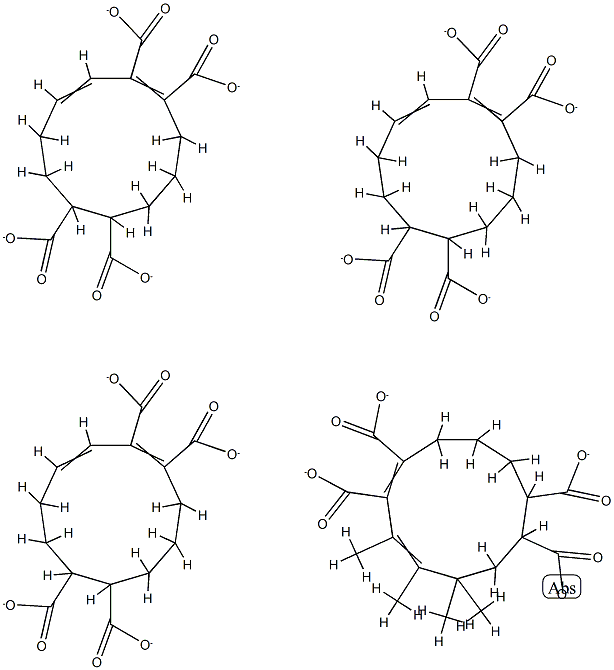 TETRAMETHYL EXO,EXO-TETRACYCLOUNDECA-3,8-DIENE-3,4,8,9- TETRACARBOXYLATE) Struktur