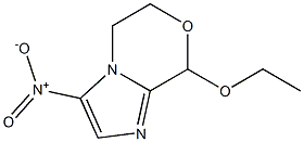 8H-Imidazo[2,1-c][1,4]oxazine,8-ethoxy-5,6-dihydro-3-nitro-(9CI) Structure