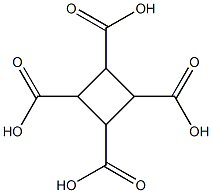 trans,trans,trans-Cyclobutanetetracalboxylic acid Struktur