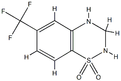 4-(trifluoromethyl)-10$l^{6}-thia-7,9-diazabicyclo[4.4.0]deca-2,4,11-t riene 10,10-dioxide Struktur