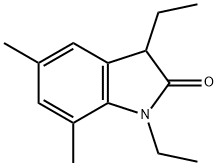 2H-Indol-2-one,1,3-diethyl-1,3-dihydro-5,7-dimethyl-(9CI) Structure