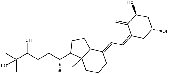1ALPHA,24,25-三羟基生素 D3, 72203-93-1, 结构式