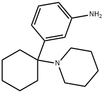 3-aminophencyclidine, 72242-00-3, 结构式