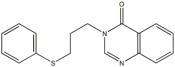 3-[3-(phenylsulfanyl)propyl]-4(3H)-quinazolinone Struktur