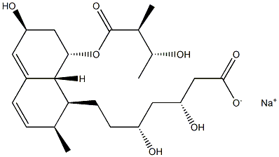 (R)-3''-Hydroxy Pravastatin SodiuM Salt Struktur