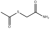 2-(乙酰基硫醇)乙酰胺, 72370-26-4, 结构式