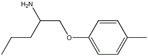 2-Pentanamine,1-(4-methylphenoxy)-(9CI) Structure