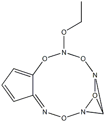 4,5,6-Metheno-4H-cyclopentoxazole,2-ethoxy-3a,5,6,6a-tetrahydro-(9CI) 结构式