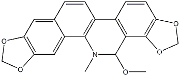 6-Methoxydihydrosanguinarine Structure