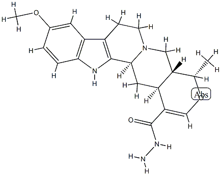 10-Methoxy raubasinique acide hydrazide [French] Structure