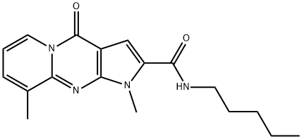 724738-04-9 1,9-dimethyl-4-oxo-N-pentyl-1,4-dihydropyrido[1,2-a]pyrrolo[2,3-d]pyrimidine-2-carboxamide
