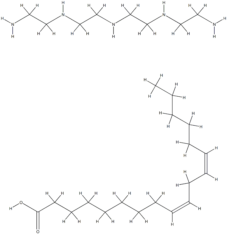 linoleic acid/ tetraethylenepentamine polyamides 化学構造式