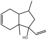 1-Indanol,3a,4,7,7a-tetrahydro-3,7a-dimethyl-1-vinyl-(5CI) Struktur