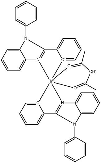 Iridium,(2,4-pentanedionato-κO,κO')bis- Struktur