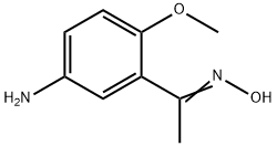 Acetophenone, 5-amino-2-methoxy-, oxime (5CI) Structure