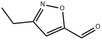 3-エチル-5-イソオキサゾールカルブアルデヒド 化学構造式