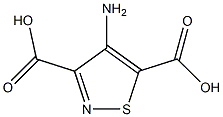 3,5-Isothiazoledicarboxylicacid,4-amino-(9CI) Struktur