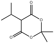 (1,3-Dioxane-4,6-dione, 2,2-diMethyl-5-(1-Methylethyl)),72651-95-7,结构式