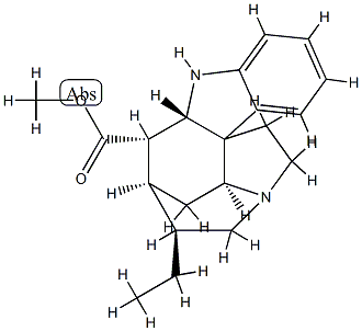(16S)-Curan-17-oic acid methyl ester Structure