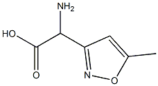 3-Isoxazoleaceticacid,-alpha--amino-5-methyl-(6CI,9CI) 结构式