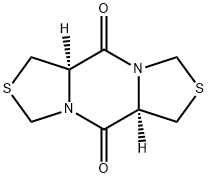 5,11-bisthio-(R,R)-1,7-diazatricyclo[7.3.0.07,11]dodecane-2,8-diketone Struktur