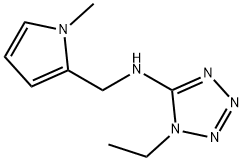 1H-Tetrazol-5-amine,1-ethyl-N-[(1-methyl-1H-pyrrol-2-yl)methyl]-(9CI),728030-56-6,结构式