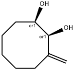 1,2-Cyclooctanediol, 3-methylene-, (1R,2S)-rel- (9CI) Structure