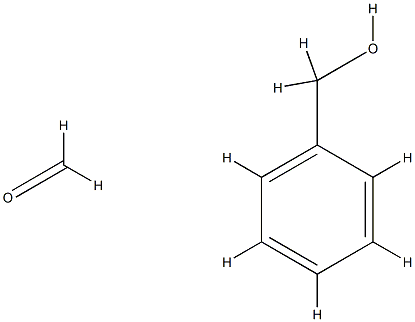 苯甲醇与甲醛的聚合物, 73019-02-0, 结构式
