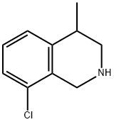 8-Chloro-4-Methyl-1,2,3,4-tetrahydroisoquinoline Struktur