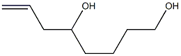 7-Octene-1,5-diol Structure