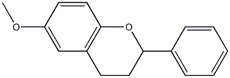 2H-1-Benzopyran,3,4-dihydro-6-methoxy-2-phenyl-(9CI) 化学構造式