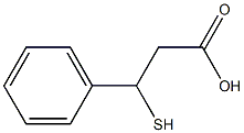 β-Mercaptobenzenepropanoic acid Structure