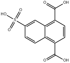 6-sulfonaphthalene-1,9-dicarboxylicacid Structure