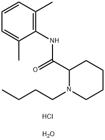 盐酸布比卡因 结构式