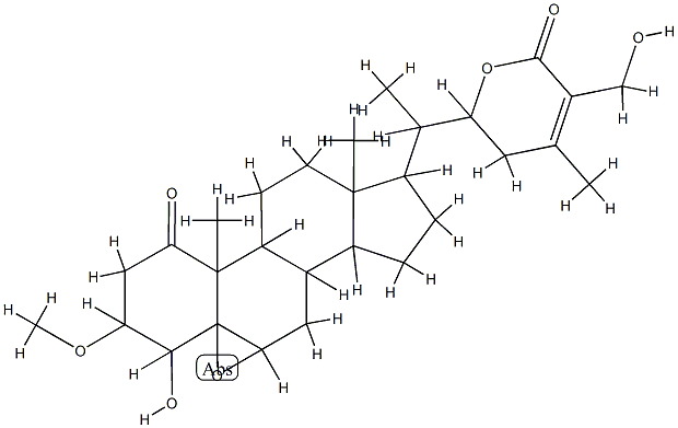 3Β-METHOXY-2,3-DIHYDROWITHAFERIN A, 73365-94-3, 结构式