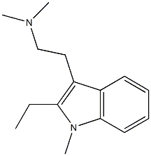 1H-Indole-3-ethanamine,2-ethyl-N,N,1-trimethyl-(9CI)|