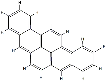 2-fluorobenzo(a,i)pyrene Struktur