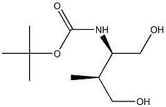 Carbamic acid, [(1R,2S)-3-hydroxy-1-(hydroxymethyl)-2-methylpropyl]-, 1,1- Structure