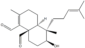 (4aS)-3,4,4a,5,6,7,8,8a-Octahydro-6β-hydroxy-2,5-dimethyl-5α-(4-methyl-3-pentenyl)-1,8aβ-naphthalenedicarbaldehyde|
